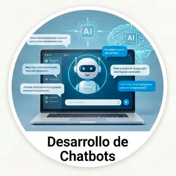 Ilustración de asistente virtual chatbot de WhatsApp