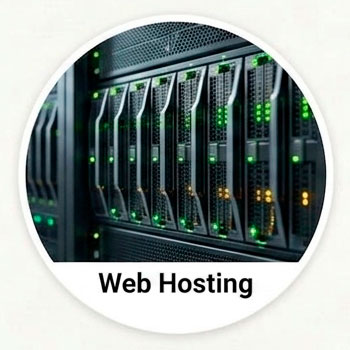 Ilustración de web hosting profesional